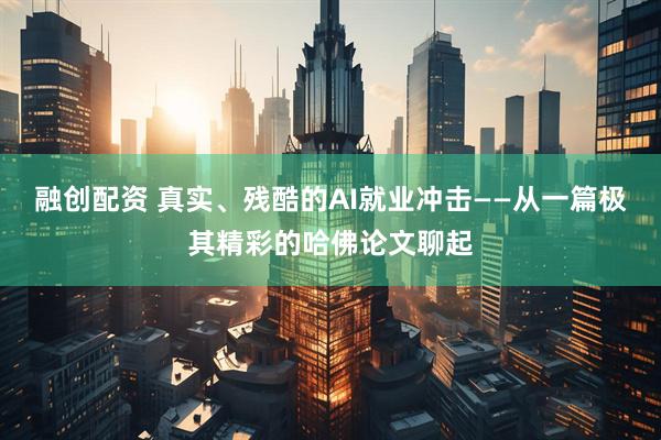 融创配资 真实、残酷的AI就业冲击——从一篇极其精彩的哈佛论文聊起