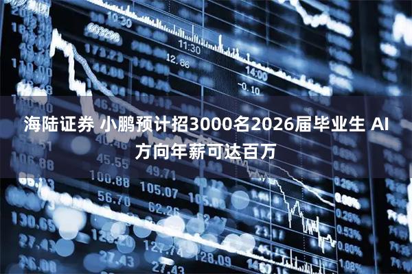 海陆证券 小鹏预计招3000名2026届毕业生 AI方向年薪可达百万