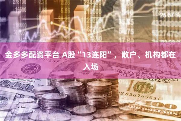 金多多配资平台 A股“13连阳”,散户、机构都在入场